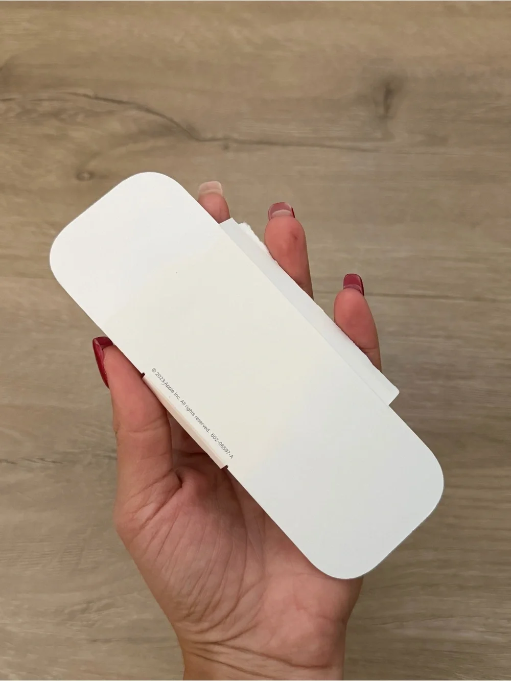 Apple Watch Magnetic Fast Charger to USB-C Cable with white braided design